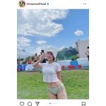 日野麻衣、濡れシャツから透けたビキニでフェチ刺激！