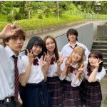 HKT48・田中美久、松岡茉優・莉子・寺本莉緒と「最高の教師」にこやかなオフショットに反響ぞくぞく「犯人はだれ」