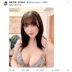 和泉芳怜（PiXMiX）、ご無沙汰な水着オフショットでまんまるバスト全開！