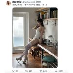 NMB48・黒田楓和、圧倒的な脚線美と絶対領域で際立つ美ボディ