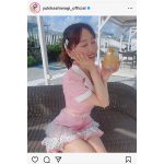 AKB48・柏木由紀、「抜群にかわいい」ピンク衣装で太ももチラリ！