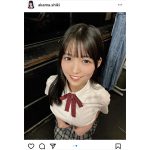 赤間四季（#Mooove!）、夏服制服で見つめる青春シチュエーション！