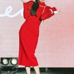 ≠ME・鈴木瞳美がランウェイデビュー！赤いタイトワンピースで美ボディ披露＜IDOL RUNWAY COLLECTION supported by TGC＞