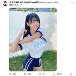 #2i2・天羽希純、体操着姿でストレッチ！「TIF」ラジオ体操ガチ勢ショット公開