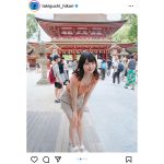 滝口ひかり、デコルテで釘付けの夏コーデにファン歓喜