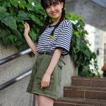 【動画】現役女子高生・いわむらゆきねがボーダーカジュアルコーデで元気良く語る！＜少女歌劇団ミモザーヌ１期生＞