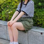 【動画】現役女子高生・いわむらゆきねがボーダーカジュアルコーデで元気良く語る！＜少女歌劇団ミモザーヌ１期生＞