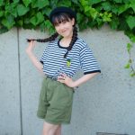 【動画】現役女子高生・いわむらゆきねがボーダーカジュアルコーデで元気良く語る！＜少女歌劇団ミモザーヌ１期生＞