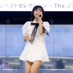 モーニング娘。'23・譜久村聖「この14人の最初で最後のアルバム」とアピール！17期メンバー・井上春華＆弓桁朱琴、池袋サンシャインシティ噴水広場でフレッシュな初パフォーマンス。