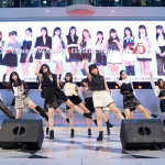 モーニング娘。'23・譜久村聖「この14人の最初で最後のアルバム」とアピール！17期メンバー・井上春華＆弓桁朱琴、池袋サンシャインシティ噴水広場でフレッシュな初パフォーマンス。