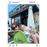 藤田ニコル、愛犬との仲良しサングラスSHOT公開！「本当にピッタリ似合っていて可愛い過ぎるふたり」との声