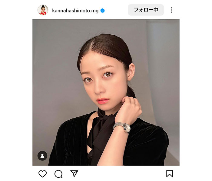 はしかんの色気が止まらないッ！！橋本環奈、色っぽい表情でエンジェルハート新作を紹介！「シックな環ちゃんも好きすぎる」