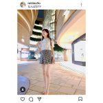 フリーモデル･KM、スベスベ肌な超絶美脚ショットを披露！！