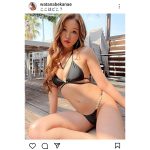 CYBERJAPAN・渡辺加苗、ビキニにあしらわれている真珠が美谷間に埋もれるセクシー日焼けショット！