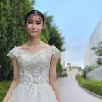 会社員・AYANAさん、美しすぎるウェディングドレス姿を披露「今後はナイトプールとかも行きたい」
