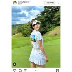 爽やか美女・藤澤響花、ゴルフウェア姿で健康的な美脚を披露！ファンから「カッコいいです」との声