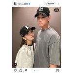 板野友美、夫・高橋奎二との素敵すぎるペアルックSHOTにファン「美男美女だわ」との声