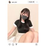 Sweet Alley・猪狩彩奈、黒髪ストレートの清純派が大胆にも太もも魅せ！
