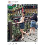 吉沢朱音、ショートパンツからチラリ美脚披露！「これは美しさが際立ちます」