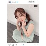 ザックリ露出の太ももがエチィ！須田亜香里、ニットワンピースでオトナの曲線美見せつけ！！チラリ太ももがエチエチすぎると話題！