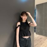 水上京香、全身ブラックコーデで「神スタイル」披露！「このコーデめっちゃタイプ！」