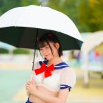 【写真特集】達家真姫宝(夜宙☆ShiNew')、ショート丈のセーラー水着で可愛らしく登場！！＜近代麻雀水着祭2023＞