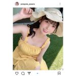 #よーよーよー・由良ゆら、肩を出した黄色のワンピースであどけない表情を公開！「かわええ」とファン歓喜の声