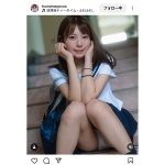 「み、見えてる！！！」つなまよ！の純情セーラー服を下からの「背徳」アングルで！！