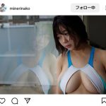 「憂いを帯びた表情がたまらない！」峰りなこ、視線の先が気になる濡れ濡れSHOTでファンを魅了！