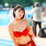 【写真特集】三田のえ、衣装デザイン制作を自身でした「アラビア風お姫様のえぐら」で登場！！＜近代麻雀水着祭2023＞