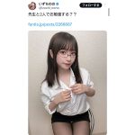 「あのピンク色は何だ？」Twitchストリーマー・いずちのの、教師風コスプレからチラリ真っ白パンティ披露！セクシーすぎると話題に！！