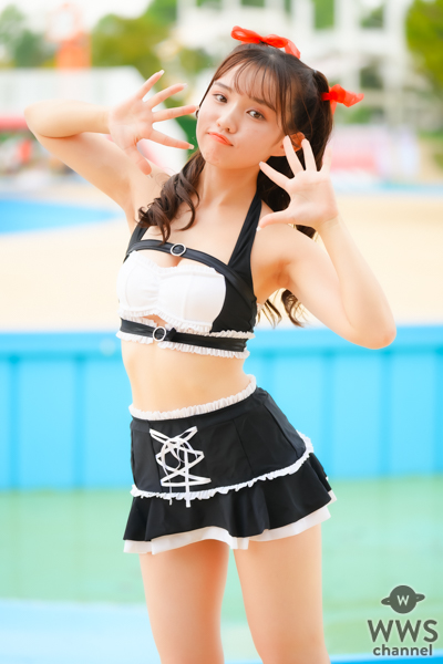 【写真特集】大園みゆう、メイド風セパレート水着で元気弾ける！！＜近代麻雀水着祭2023＞
