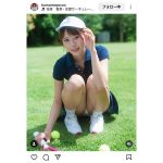 「パンチラの魔力」つなまよ！の清楚系ゴルフウェアからのぞく真っ白おパンティに注目！！「天使です」