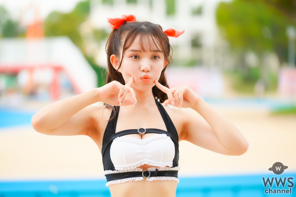 【写真特集】大園みゆう、メイド風セパレート水着で元気弾ける！！＜近代麻雀水着祭2023＞