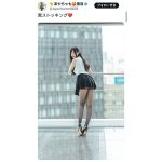 WOWセクシー！ポートレートモデル・あやちゃもがパンチラ目前黒タイツ姿がえちえちのSHOTをお届け！「やっぱ黒ストは正義」