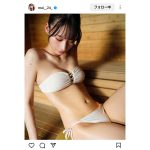 大野真依、「サ活」で魅せるスレンダーボディ！じっとり身体に張り付いた汗が美しいSHOT公開！！