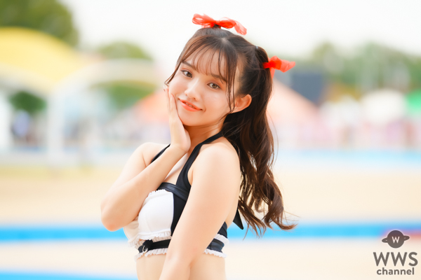 【写真特集】大園みゆう、メイド風セパレート水着で元気弾ける！！＜近代麻雀水着祭2023＞