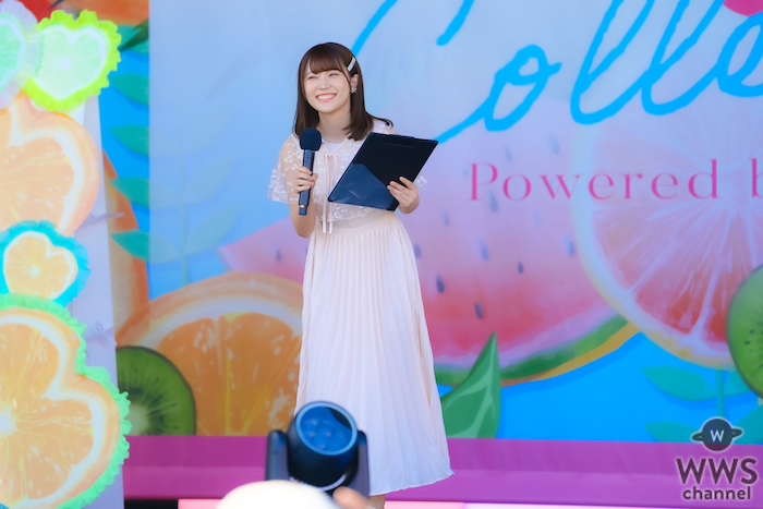 【動画】元ジャムズ・坂東遥が清楚な白ワンピで登場！可愛らしいMCで盛り上げる！＜近代麻雀水着祭2023＞