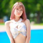 【写真特集】つぼみ(SITRA.)、清楚な制服をイメージした水着で登場！！＜近代麻雀水着祭2023＞