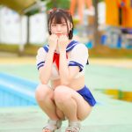 【写真特集】達家真姫宝(夜宙☆ShiNew')、ショート丈のセーラー水着で可愛らしく登場！！＜近代麻雀水着祭2023＞