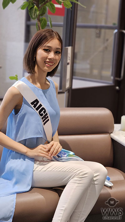 【動画】愛知代表女子大生・栗木里美さんがへそ出し＆白のスキニーパンツで意気込み語る！＜ミスユニバーシティ2023＞