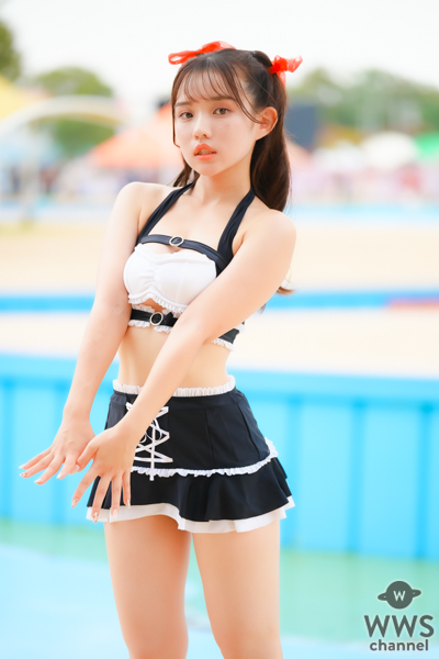 【写真特集】大園みゆう、メイド風セパレート水着で元気弾ける！！＜近代麻雀水着祭2023＞