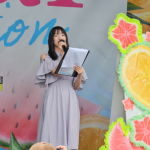 【写真特集】Task have Fun・熊澤風花、清楚なロングワンピでファッションショーMCで登場！ ＜近代麻雀水着祭2023＞