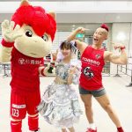 「可愛過ぎる応援団！」近藤沙瑛子、えがお健康スタジアムに登場！ロアッソ熊本への想いつづる！