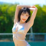 【写真特集】まいてぃ、メタリックな水着でヘルシー美スタイル見せつけ！！＜チャンスプール撮影会KANSAI POOL FES +kiss撮影会＞