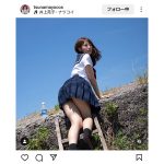 ありがとうパンチラ！ありがとうつなまよ！感謝の制服純白パンチラSHOT公開！！