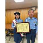 ミセスSDGsグランプリ大山望さんが一日警察署長！地元、北海道岩見沢市で交通安全を呼び掛け！