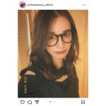 イイ女度爆上がり中！中村ゆりかの大人っぽメガネ＆穴あきドレス姿にドキッ！