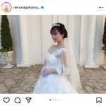 「僕の花嫁です」長濱ねる、ウエディングドレス姿が可愛すぎるオフショット公開！