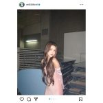 ミチ、ゴージャスに輝くピンクドレスで「TGC北九州2023」に登場！「お肌が内側から輝いてます」